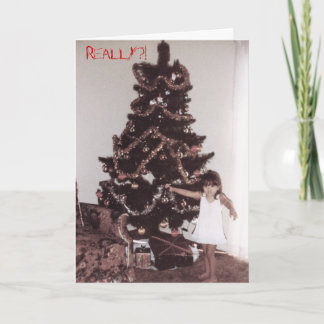 Wirklich, Santa?! Feiertagskarte