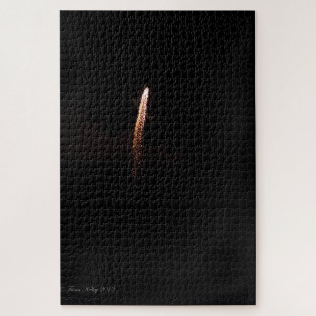 Wirklich schwieriges GoldFeuerwerks-Puzzlespiel Puzzle (Vertikal)