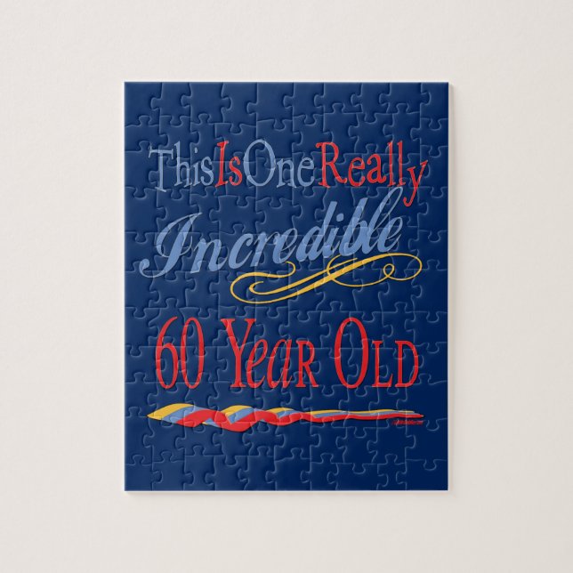 Wirklich unglaubliche 60 Jährige Puzzle (Vertikal)