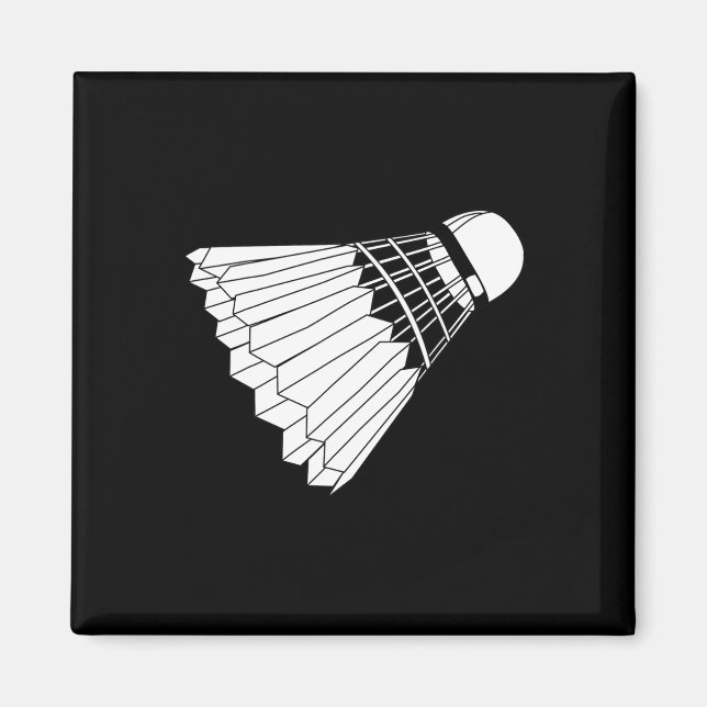 Wirklich wie Badminton Shuttle Birdie Magnet (Vorne)