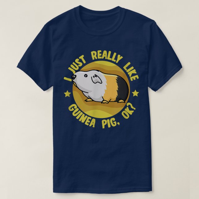 Wirklich wie Guinea Schweine Cavy Niedlich Rodent T-Shirt (Design vorne)
