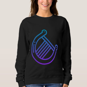 Wirklich wie Lyre-Stringinstrument Sweatshirt