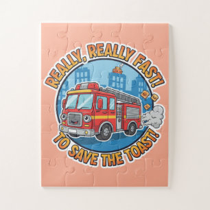Wirklich, Wirklich Schnell! Um den Toast zu retten Puzzle