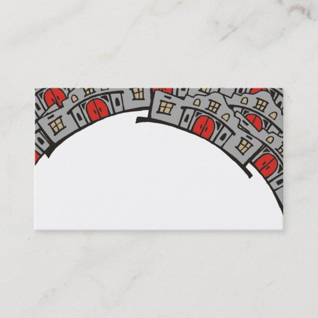 Wirkliche Anwesen-Agentgeschäftskarte Visitenkarte (Vorderseite)