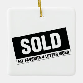 Wirkliche Anwesen-Quadrat-Verzierung Keramikornament