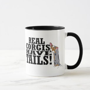 Wirkliche Corgis haben Schwanz-Tasse Tasse