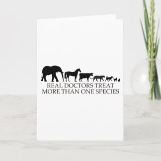 Wirkliche Doktoren (Tierärzte) Leckerei mehr als Karte