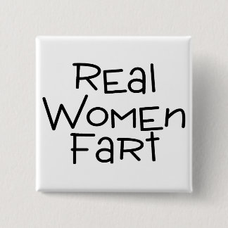 Wirkliche Frauen-Furz Button