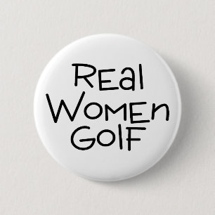 Wirkliche Frauen-Golf Button