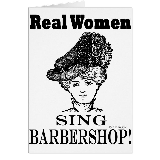 Wirkliche Frauen singen Friseursalon (Vorne)