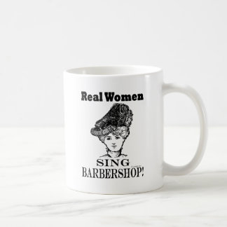 Wirkliche Frauen singen Friseursalon Tasse