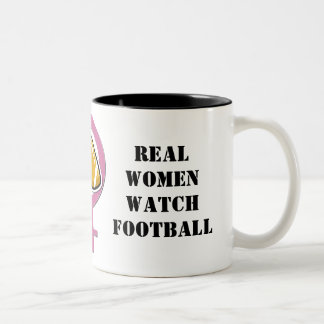 Wirkliche Frauen-Uhr-Fußball-Tasse Zweifarbige Tasse