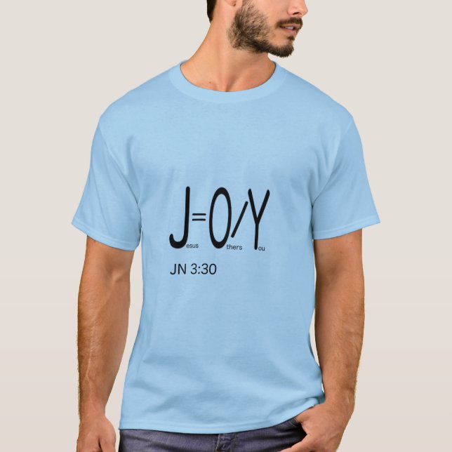 Wirkliche Freude T-Shirt (Vorderseite)