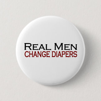 Wirkliche Mann-Änderungs-Windeln Button