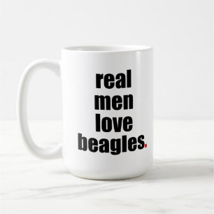Wirkliche Mann-Liebe-Beagle-Tasse Tasse