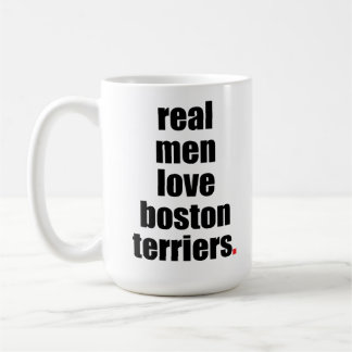 Wirkliche Mann-Liebe-Boston-Terrier-Tasse Tasse