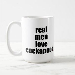 Wirkliche Mann-Liebe Cockapoos Tasse