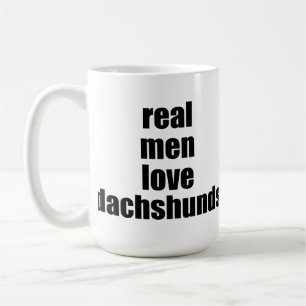 Wirkliche Mann-Liebe-Dackel-Tasse Tasse