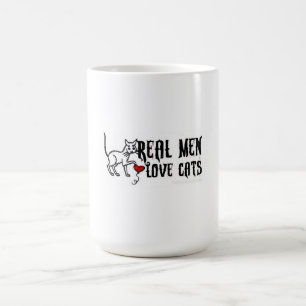 Wirkliche Mann-Liebe-Katzen Tasse