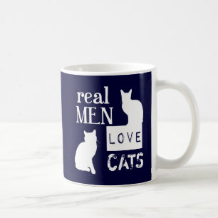 Wirkliche Mann-Liebe-Katzen Tasse