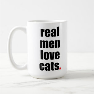 Wirkliche Mann-Liebe-Katzen-Tasse Tasse