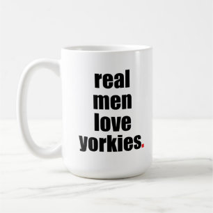Wirkliche Mann-Liebe Yorkies Tasse