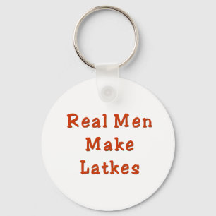WIRKLICHE MÄNNER CHANUKKAS MACHEN LATKES-GESCHENK SCHLÜSSELANHÄNGER