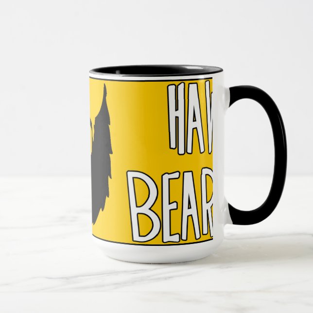 WIRKLICHE MÄNNER HABEN BÄRTE TASSE (Rechts)