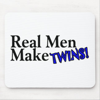 Wirkliche Männer machen Zwillinge (b) Mousepad