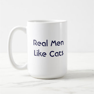 Wirkliche Männer mögen Katzen-Tasse Kaffeetasse