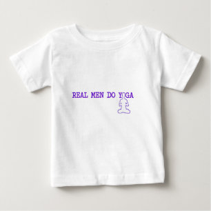wirkliche Männer tun Yoga Baby T-shirt