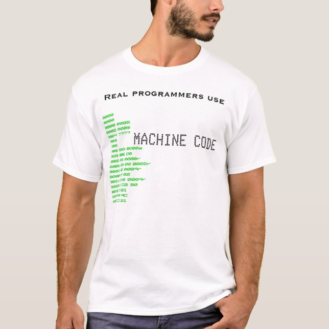 Wirkliche Programmierer T-Shirt (Vorderseite)