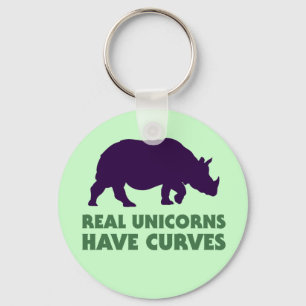 Wirkliche Unicorns haben Kurven-Schlüsselanhänge Schlüsselanhänger
