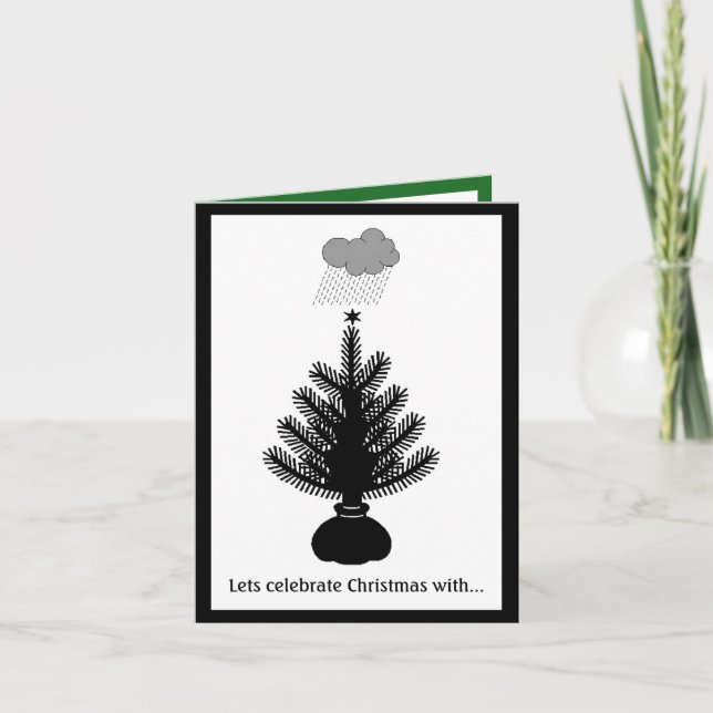 Wirkliche Weihnachtskarte Feiertagskarte (Vorderseite)