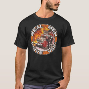 Wirklichen Mann-Antriebv8s dunkles Shirt
