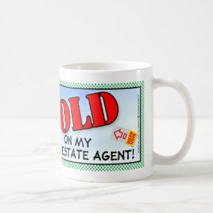 Wirklicher Anwesen-Agent Kaffeetasse