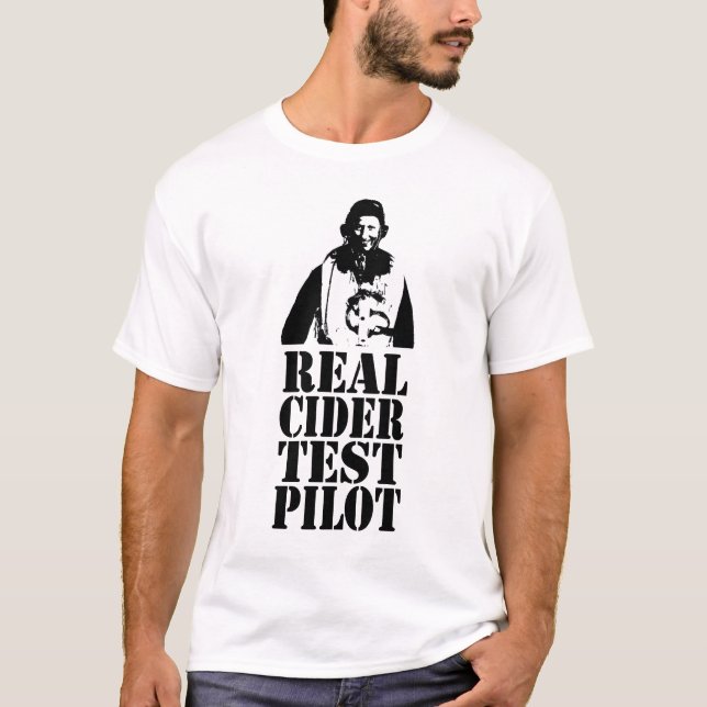 Wirklicher Apfelwein-Test-Pilot - Nr. 1 T-Shirt (Vorderseite)