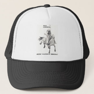 Wirklicher Cowboy-FahrsattelBronc Truckerkappe