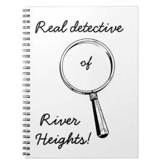 Wirklicher Detektiv der Fluss-Höhen!: Niedlich für Notizblock