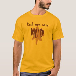 Wirklicher Herrenbekleidungschlamm T-Shirt
