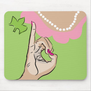 Wirklicher hübscher mousepad