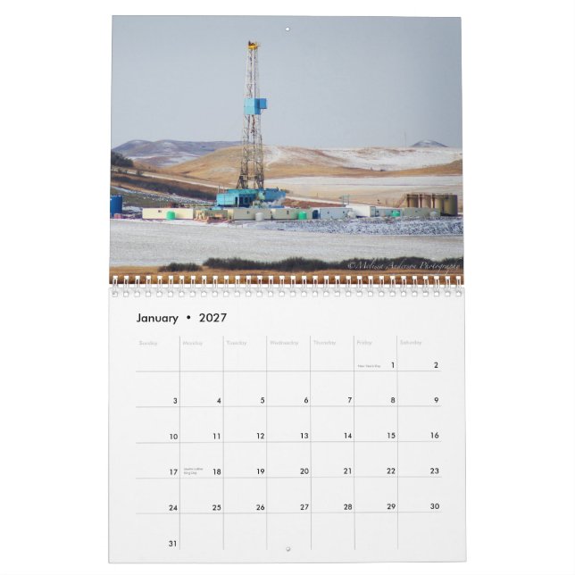 Wirklicher Kalender der Ölfeld-Ehefrau-2013 (Jan 2027)
