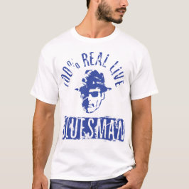Wirklicher LiveBluesman beunruhigtes T-Shirt
