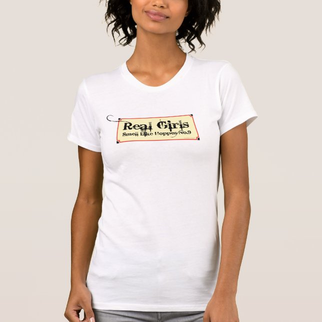 Wirklicher Mädchen-Geruch mögen Hoppes Nr. 9 - T-Shirt (Vorderseite)