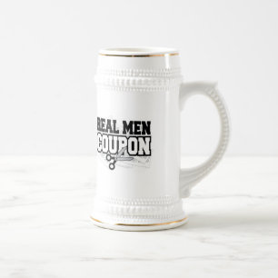 Wirklicher Mann-Kupon Bierglas