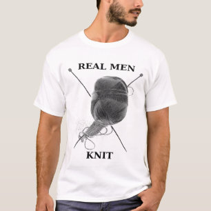 Wirklicher Mann-Strick T-Shirt