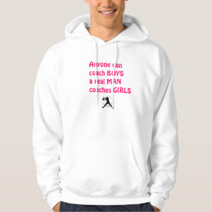Wirklicher Mann-Trainer Mädchen-Fastpitch Softbal Hoodie