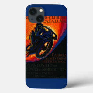 Wirklicher Moto Verein Vintages PosterEurope Case-Mate iPhone Hülle