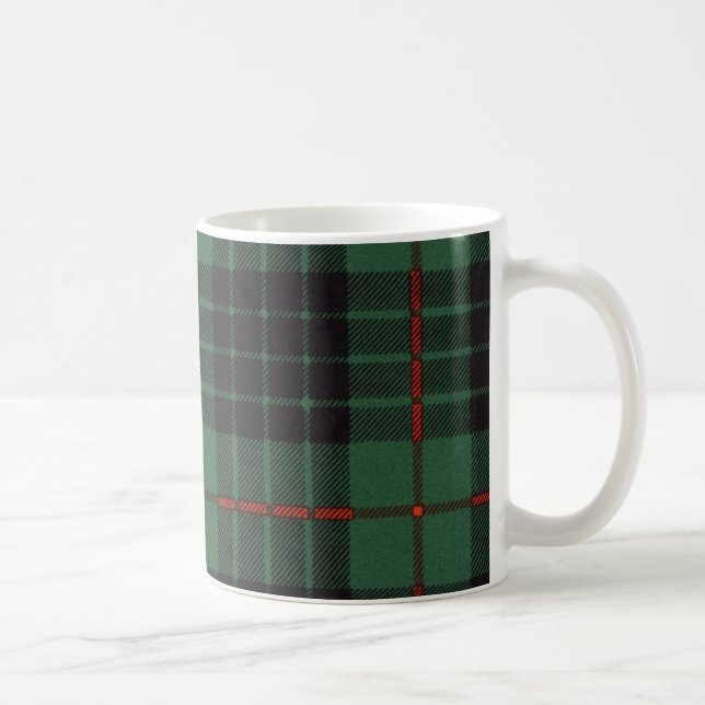 Wirklicher schottischer Tartan - Gunn - Tasse (Rechts)