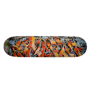 Wirkliches abstraktes Graffiti-Wand-Skate-Brett Skateboard